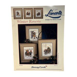 Lanarte Winter Reverie Cross Stitch Pattern Leaflet LL009 By Stoney Creek 1993